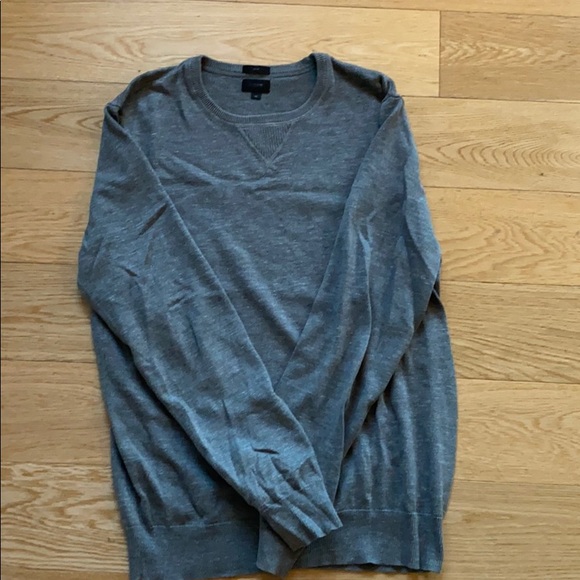 J Crew Grey Slim Fit Sweater Size M - Picture 3 of 3